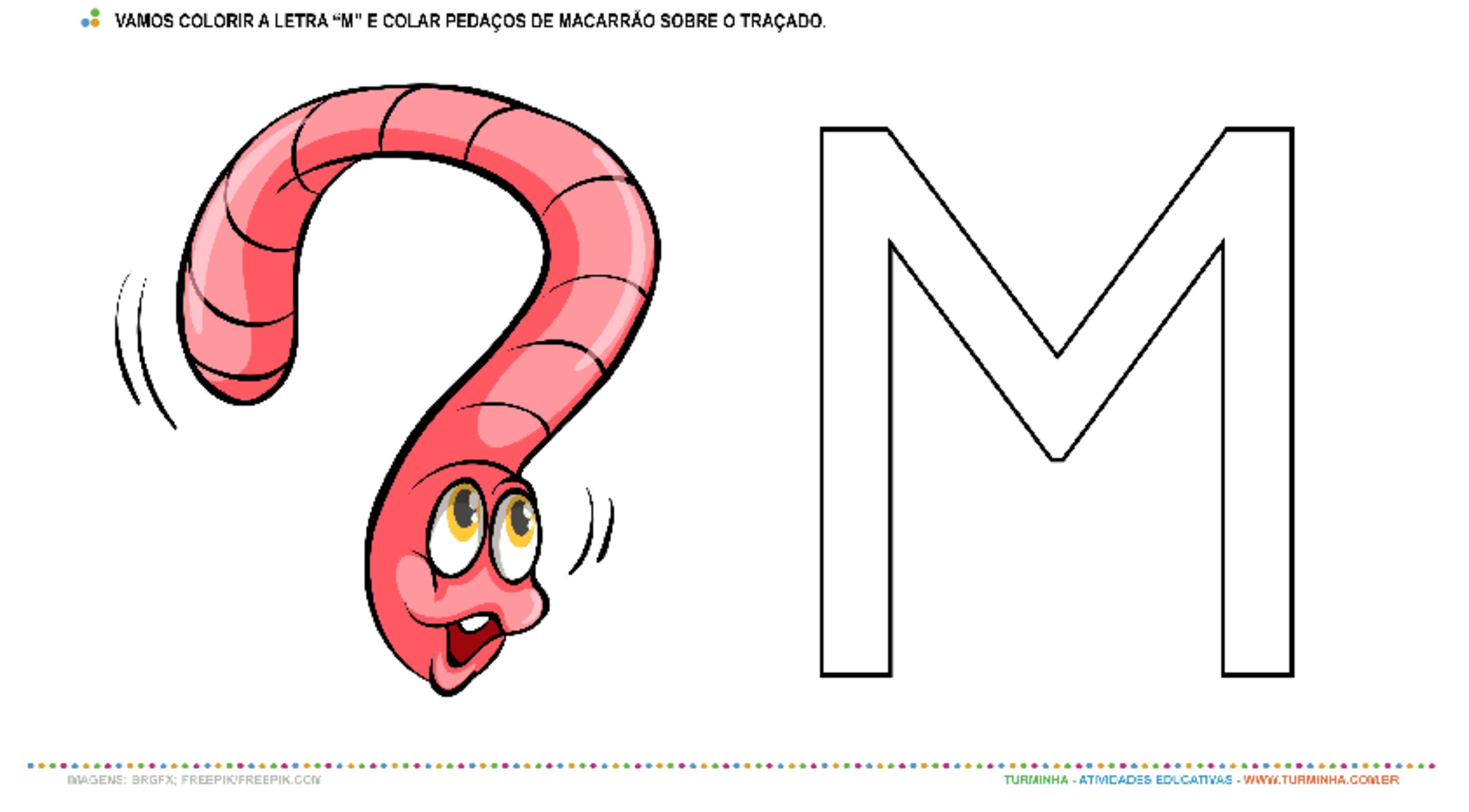 letra M maternal