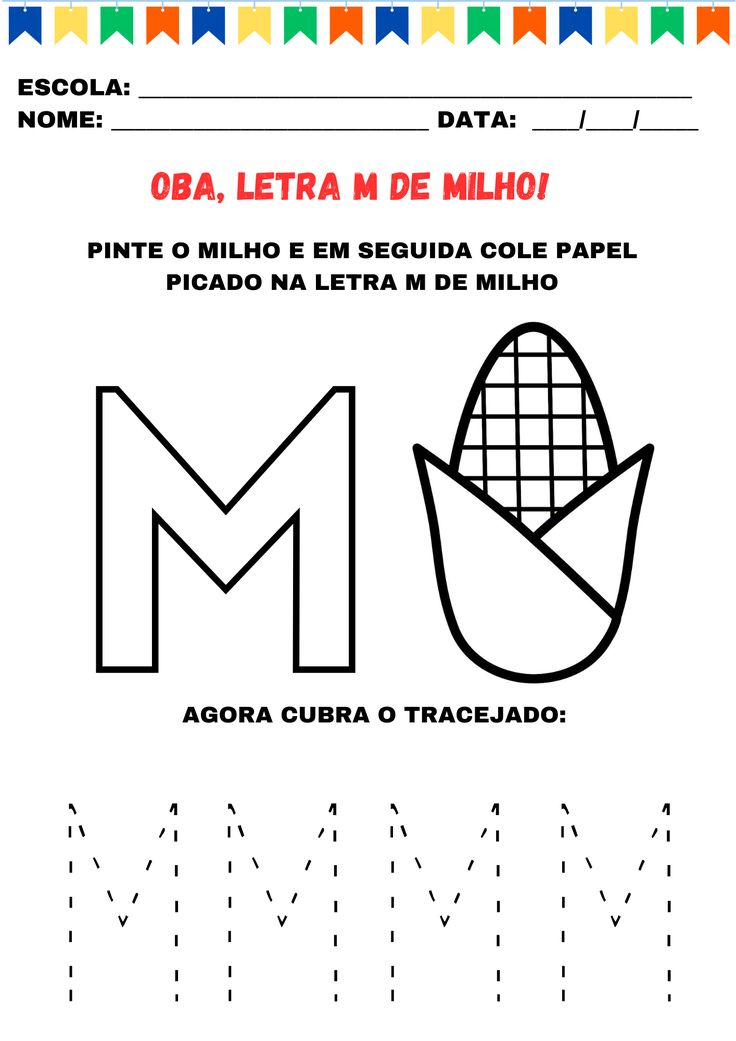 atividades de alfabetização maternal