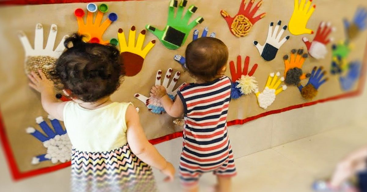 brincadeiras sensoriais berçário