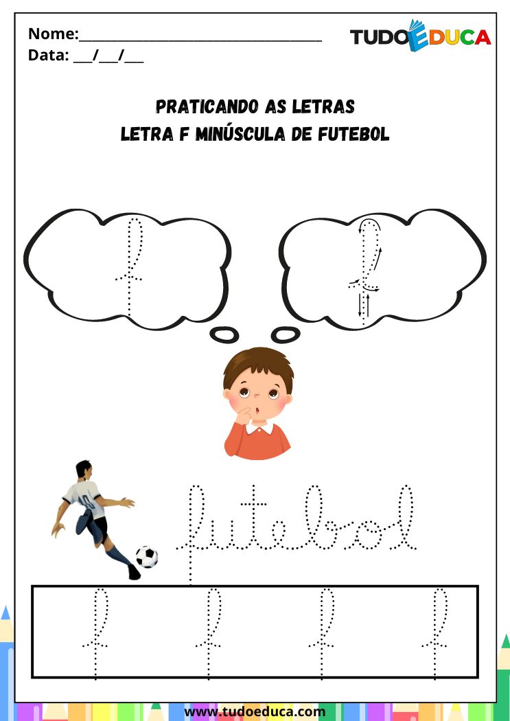 alfabetização letra f atividades