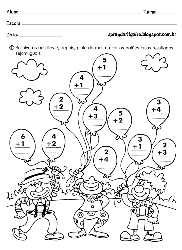 atividades lúdicas para primeiro ano