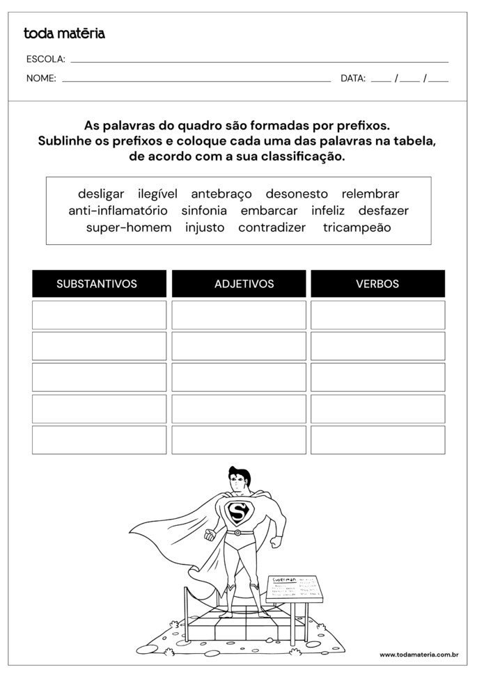 atividades lúdicas verbos 3 ano