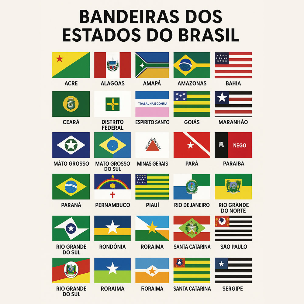 significado cores bandeiras estados brasil