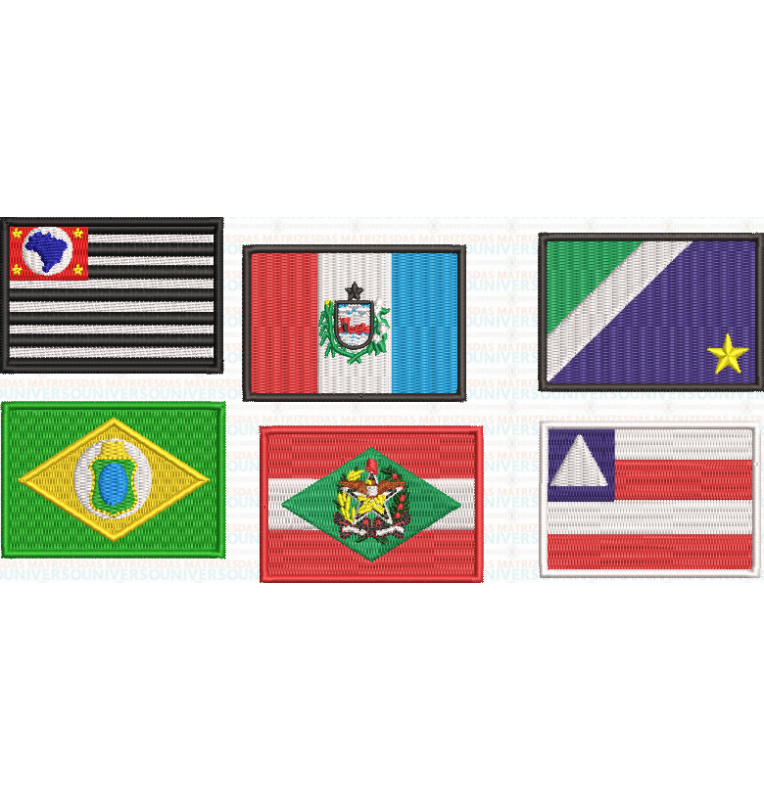 bandeiras dos 26 estados e df