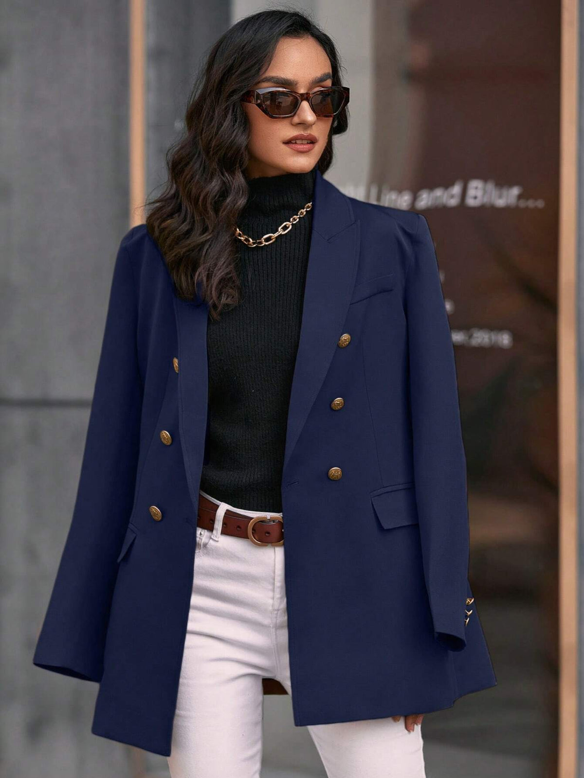 blazer dourado feminino alfaiataria