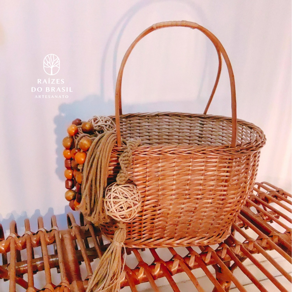 bolsa artesanal para praia