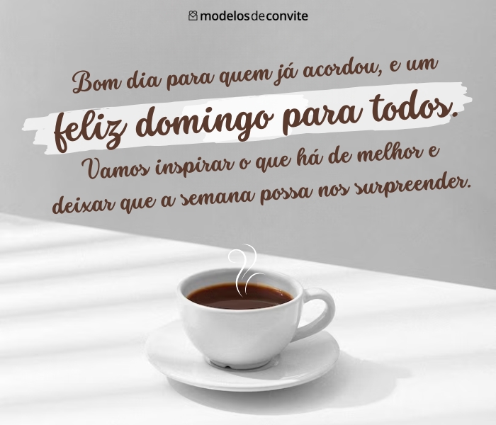 frases de bom dia domingo abençoado