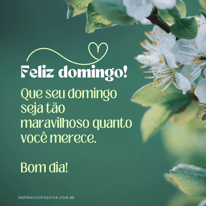 mensagem de bom dia para família no domingo