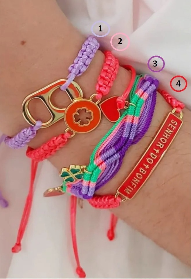 pulseira de tecido personalizada