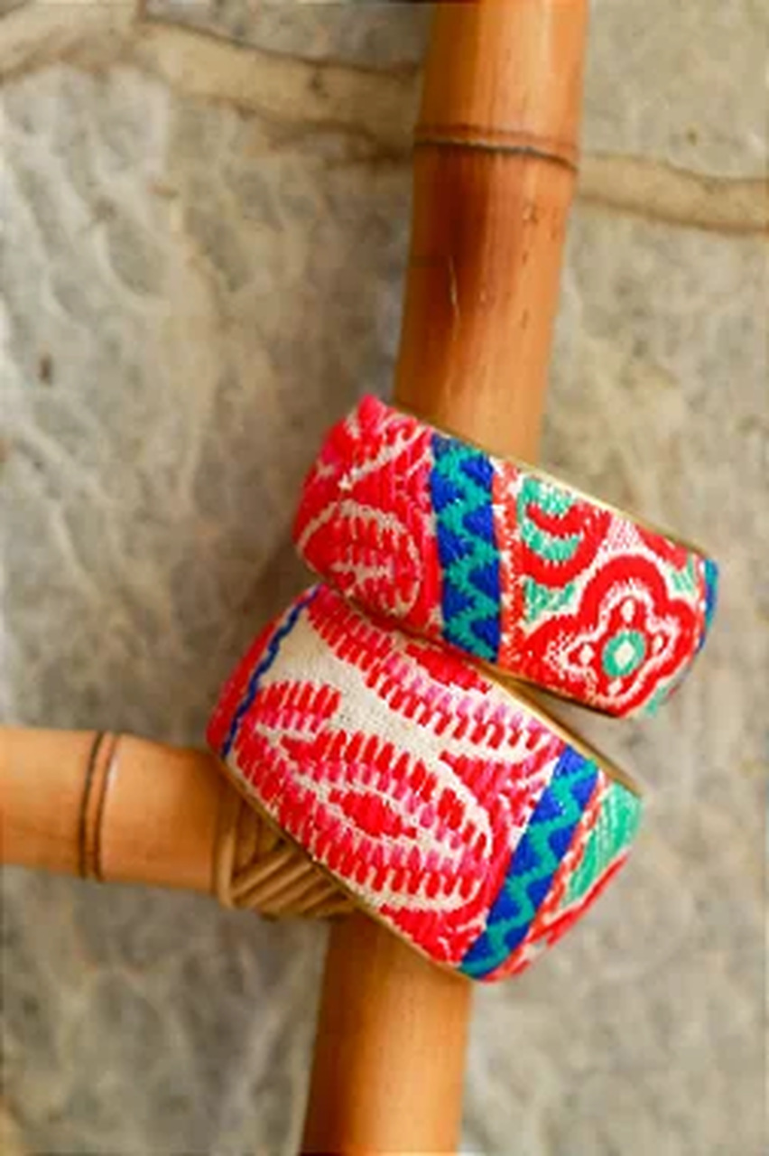 bracelete de tecido boho