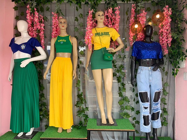 Cores da bandeira na moda