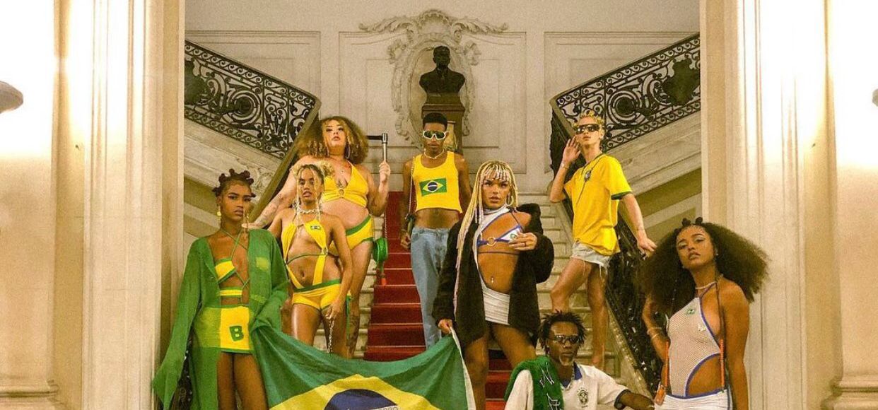 Cores da bandeira na moda