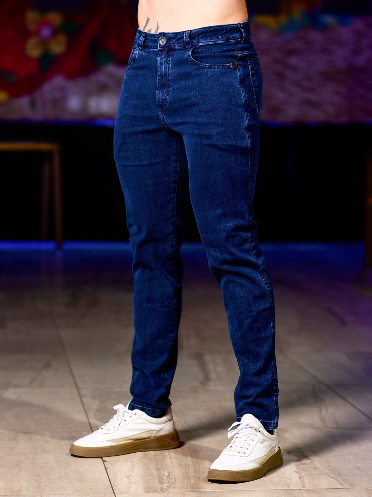 calça jeans preta masculina