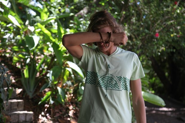 camiseta cropped boxy