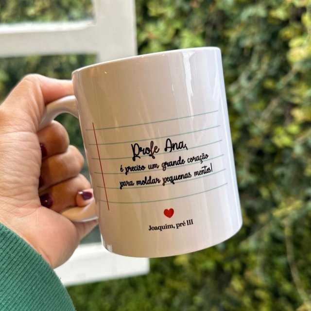 caneca com frase para professor