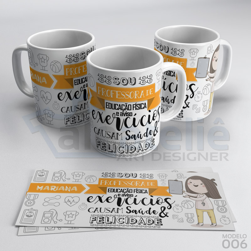 lembrancinha dia do professor caneca