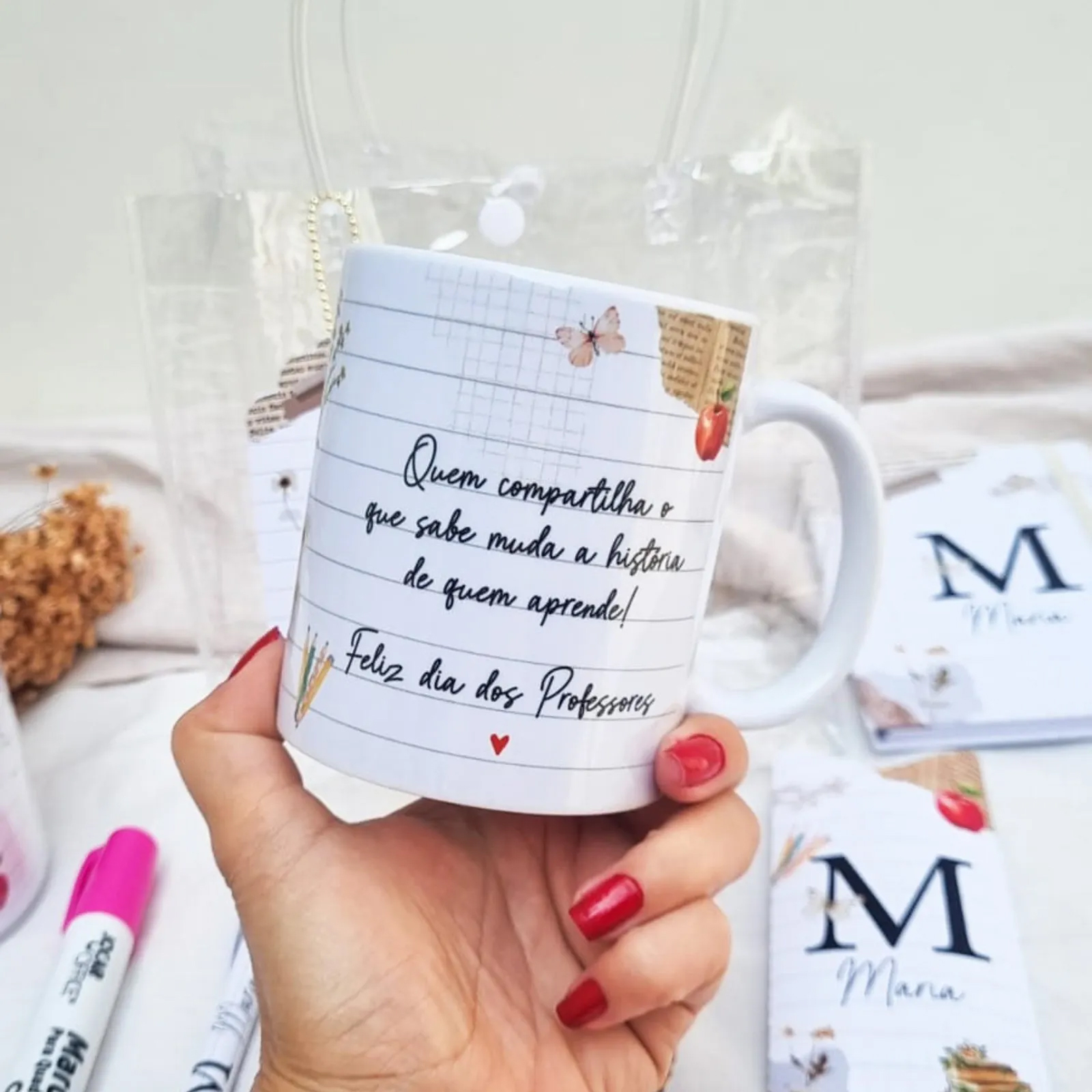 caneca com frase para professor