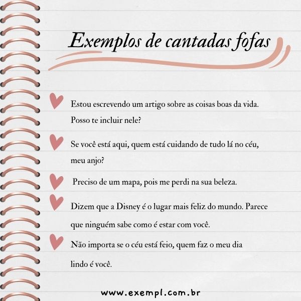 cantadas de beleza