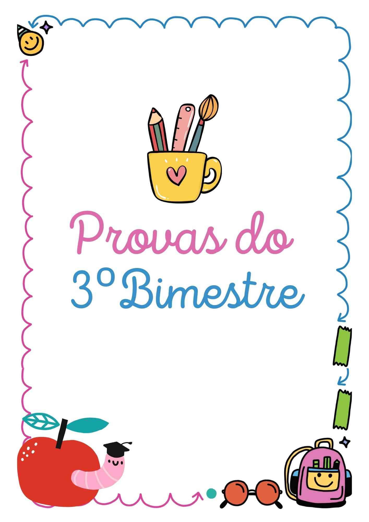 capinha de avaliação Educação Infantil