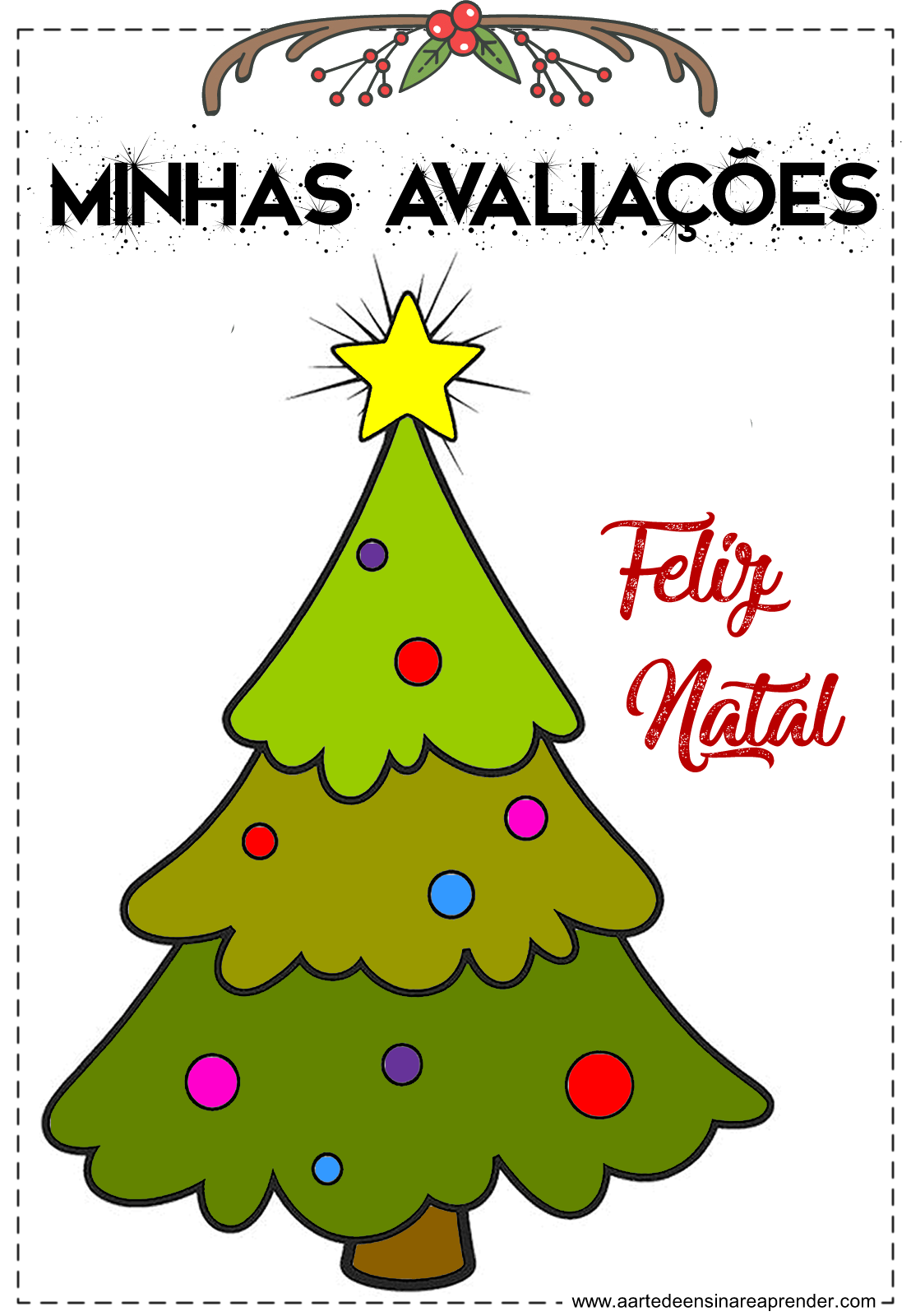 capa de avaliação para colorir 1º ano