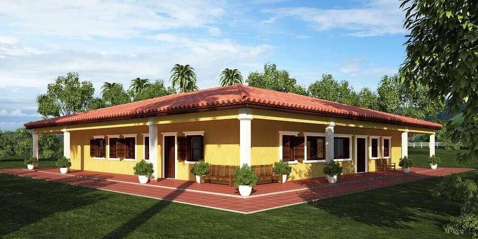 plantas de casas rústicas