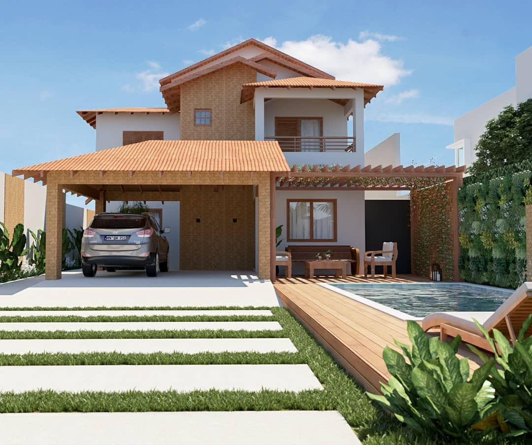 casas bonitas com piscina