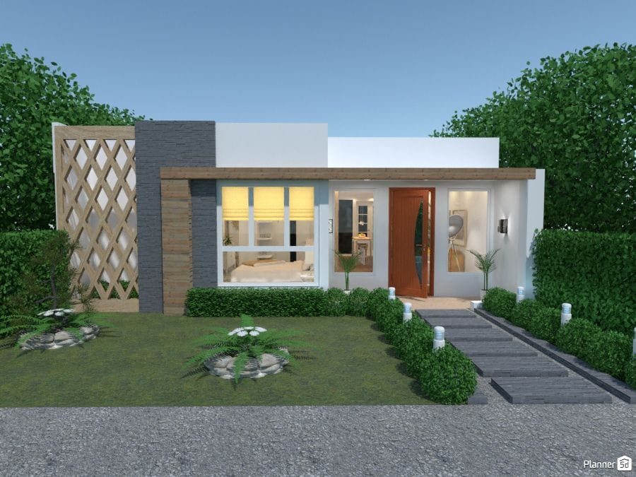cores para fachada de casa com alpendre