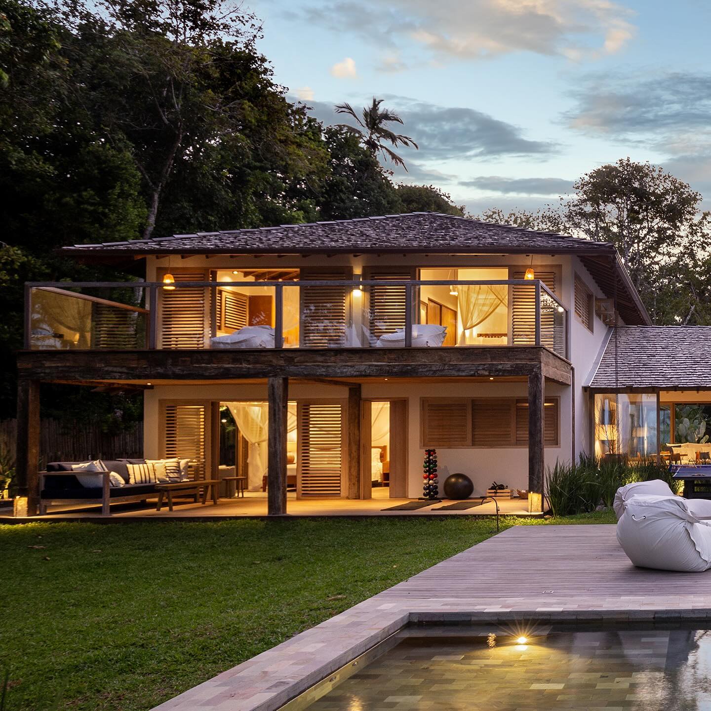 casas de campo modernas com varanda