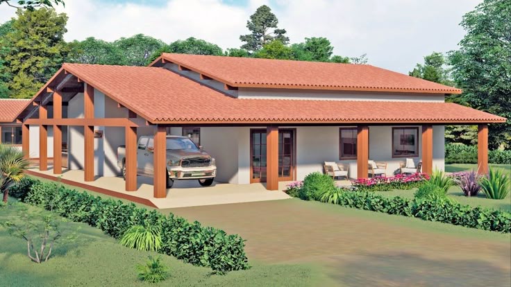 decoração varanda casa de campo
