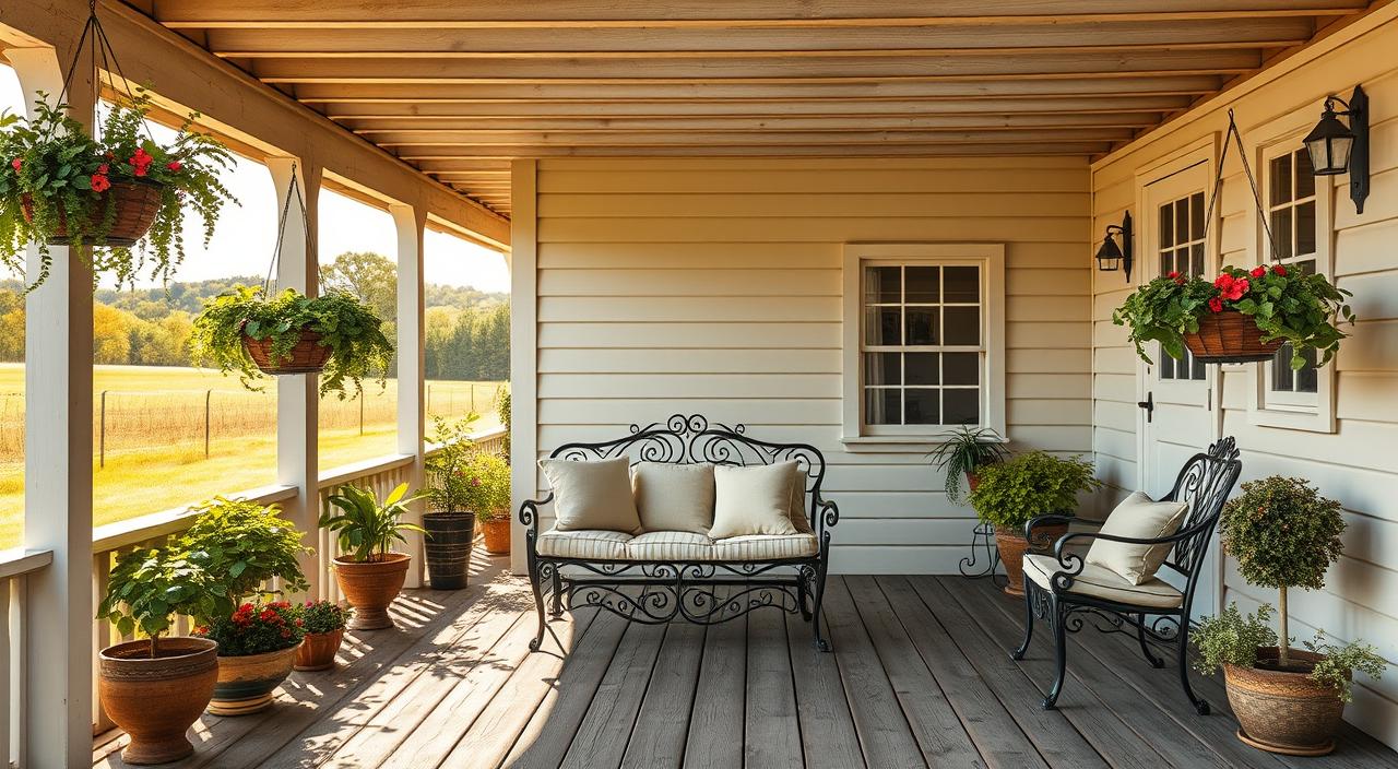 casas de campo com alpendre