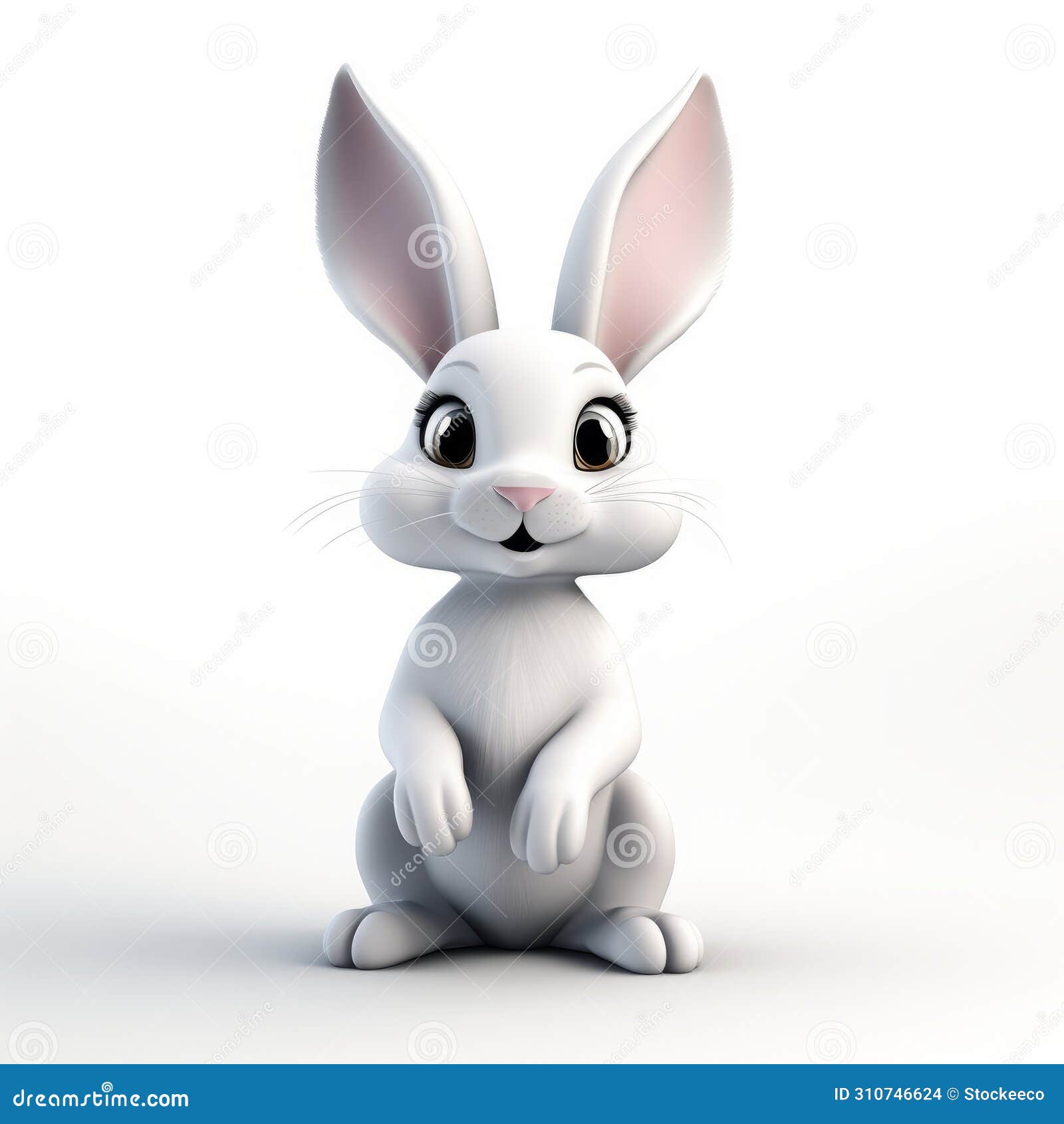 coelho papel 3d
