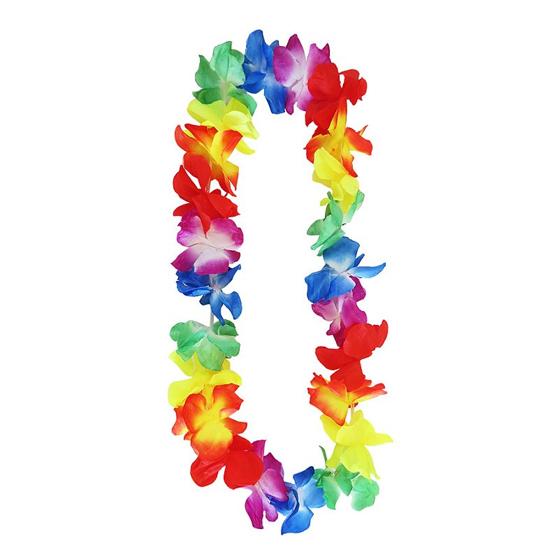 colar havaiano colorido carnaval
