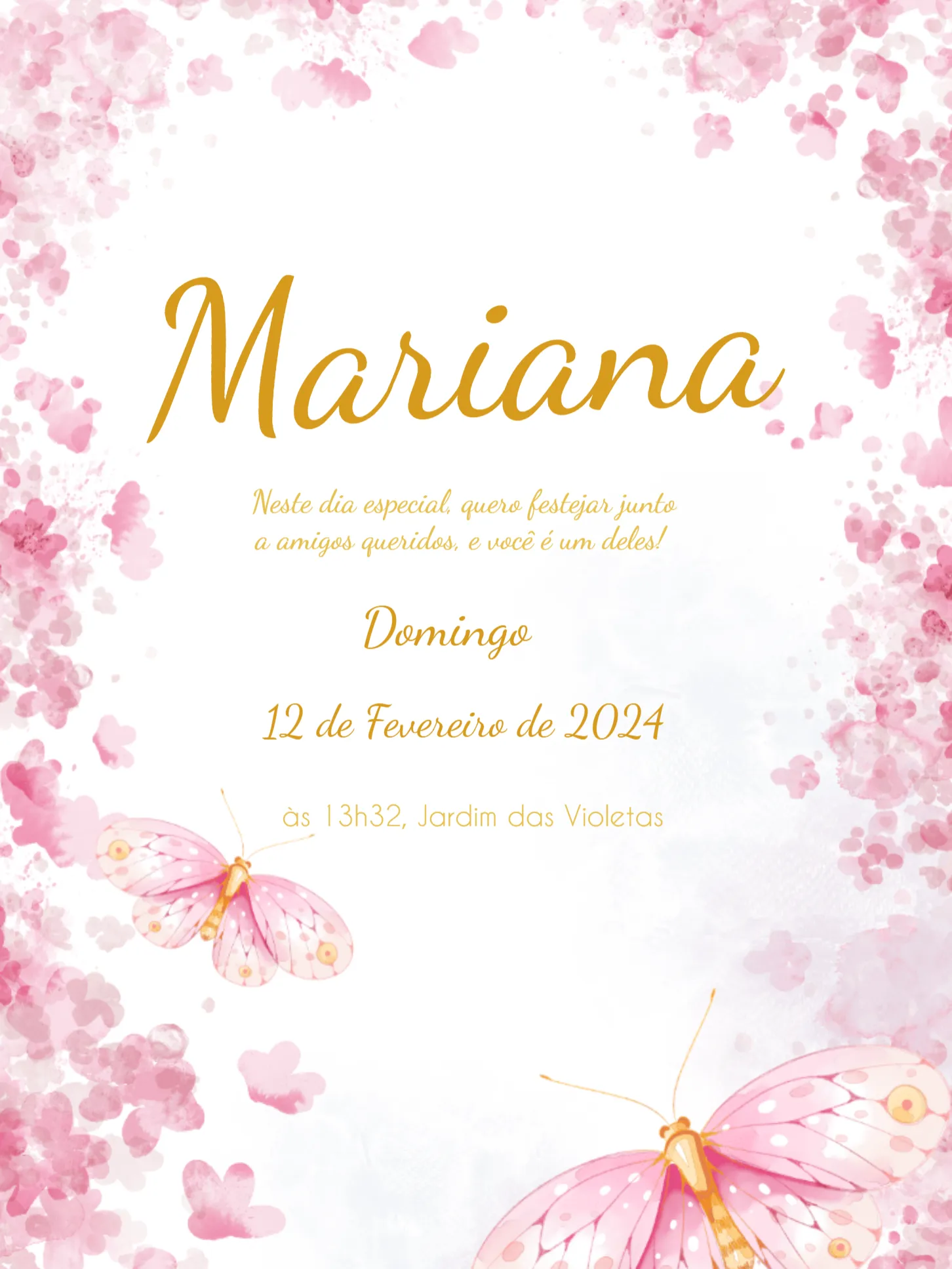 convite de aniversário personalizado grátis