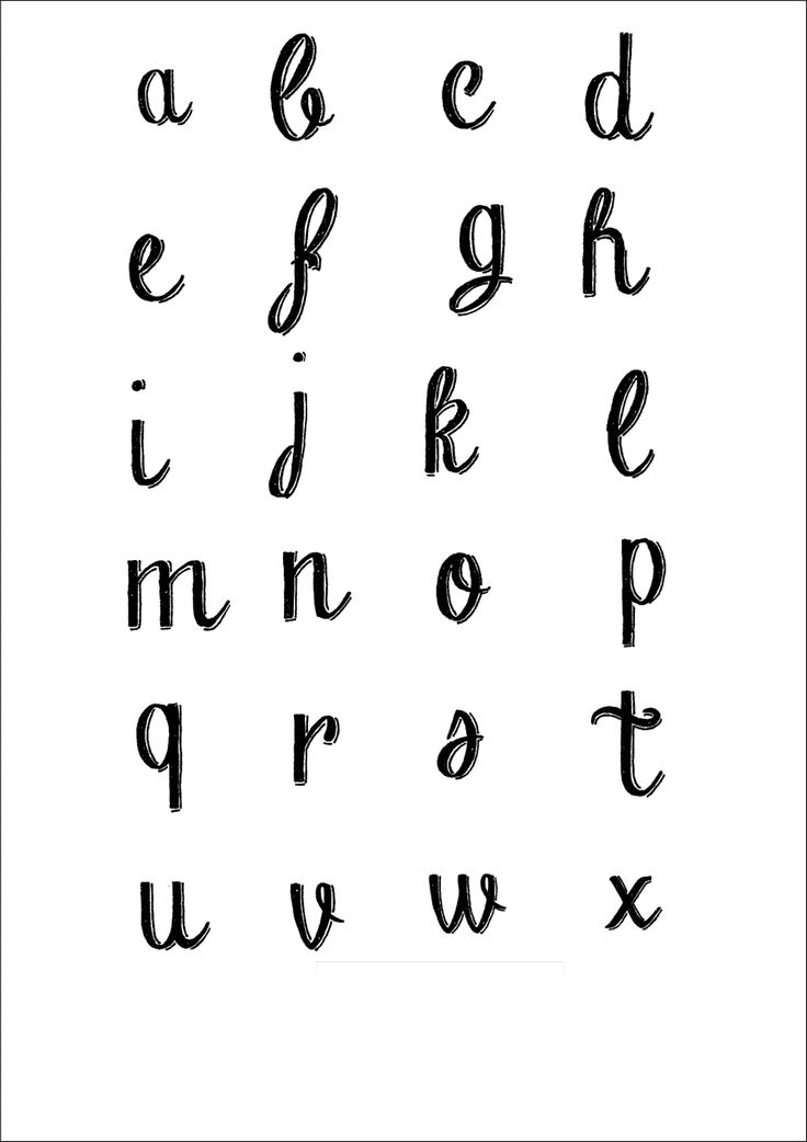 letras diferentes para copiar