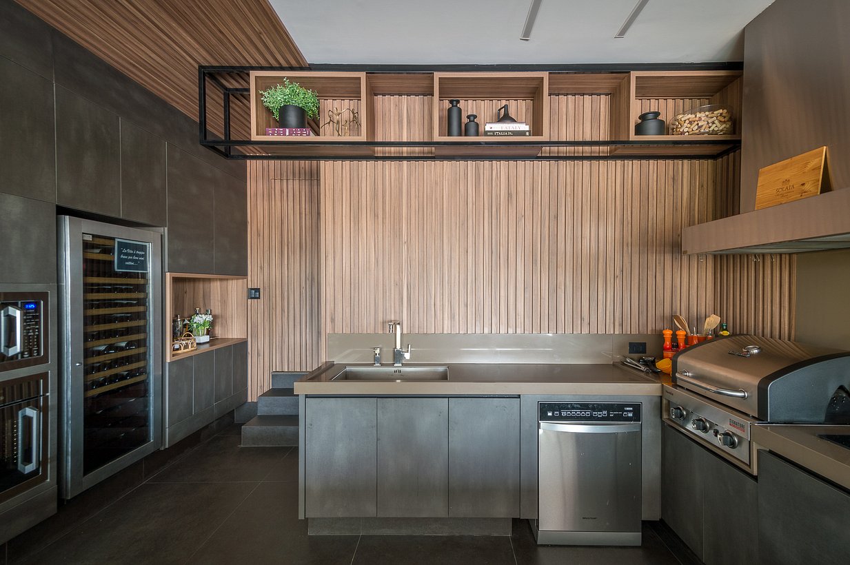 estilo industrial decoração cozinha