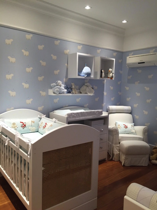 decoração quarto bebê menino urso príncipe