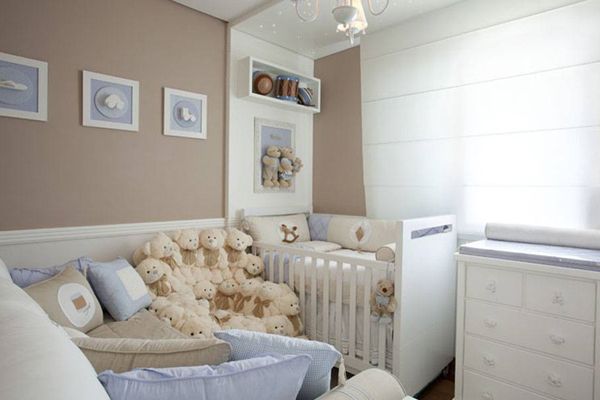 quarto de bebê masculino tema aviador urso