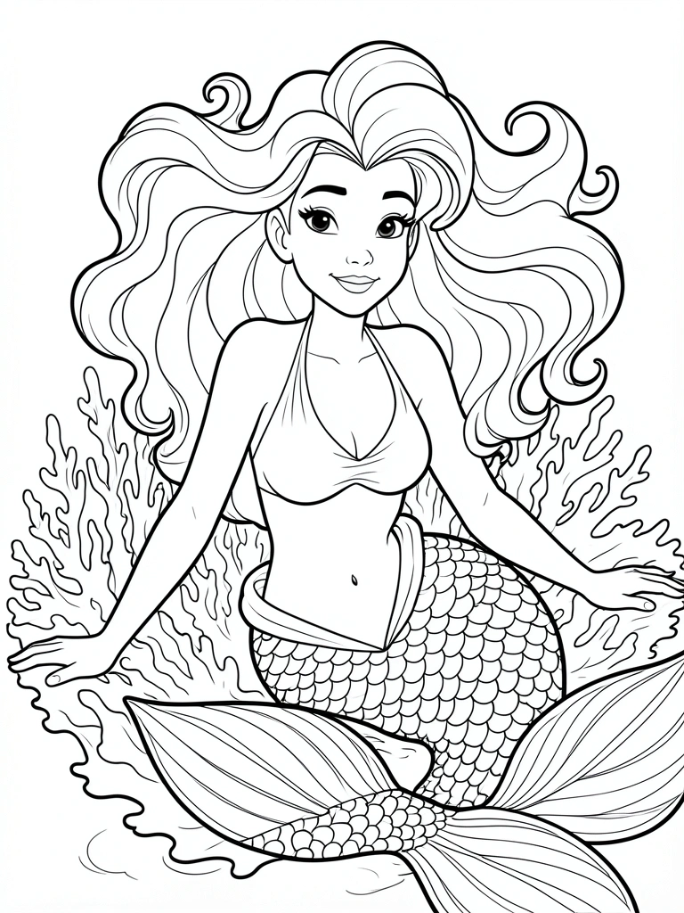 Captura de tela de site com botão de download PDF de desenho de princesa para colorir.
