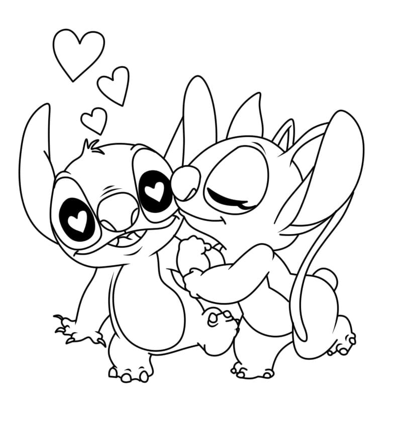 lilo e stitch desenhos para pintar