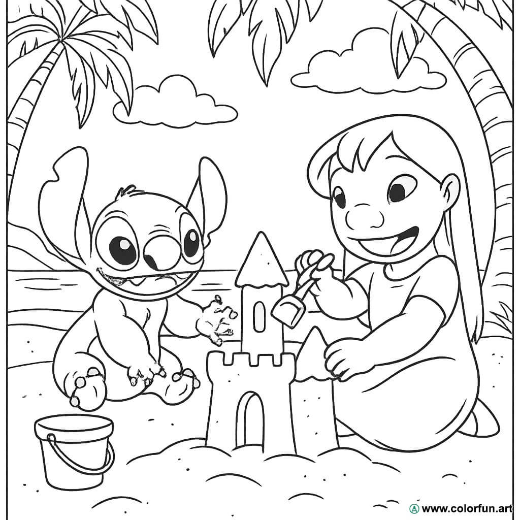 cores oficiais do stitch para pintar