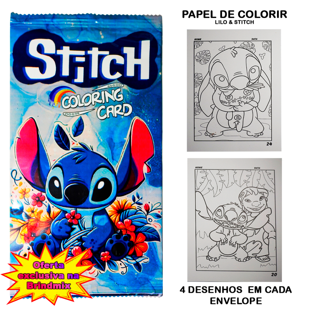atividades com o stitch para crianças