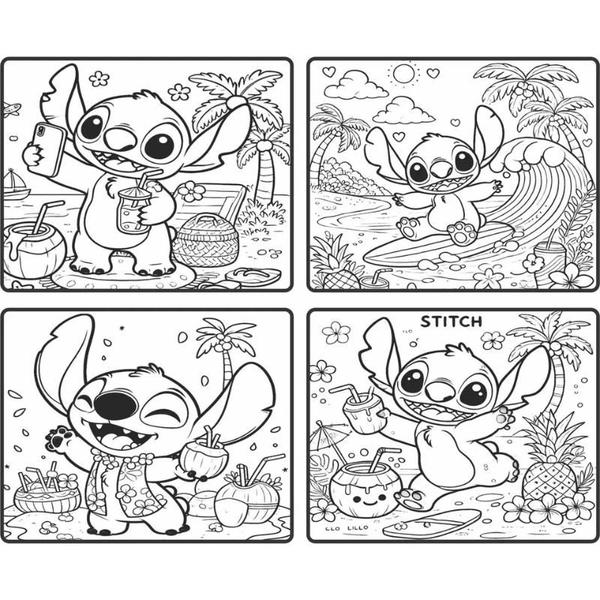 desenhos fáceis do stitch
