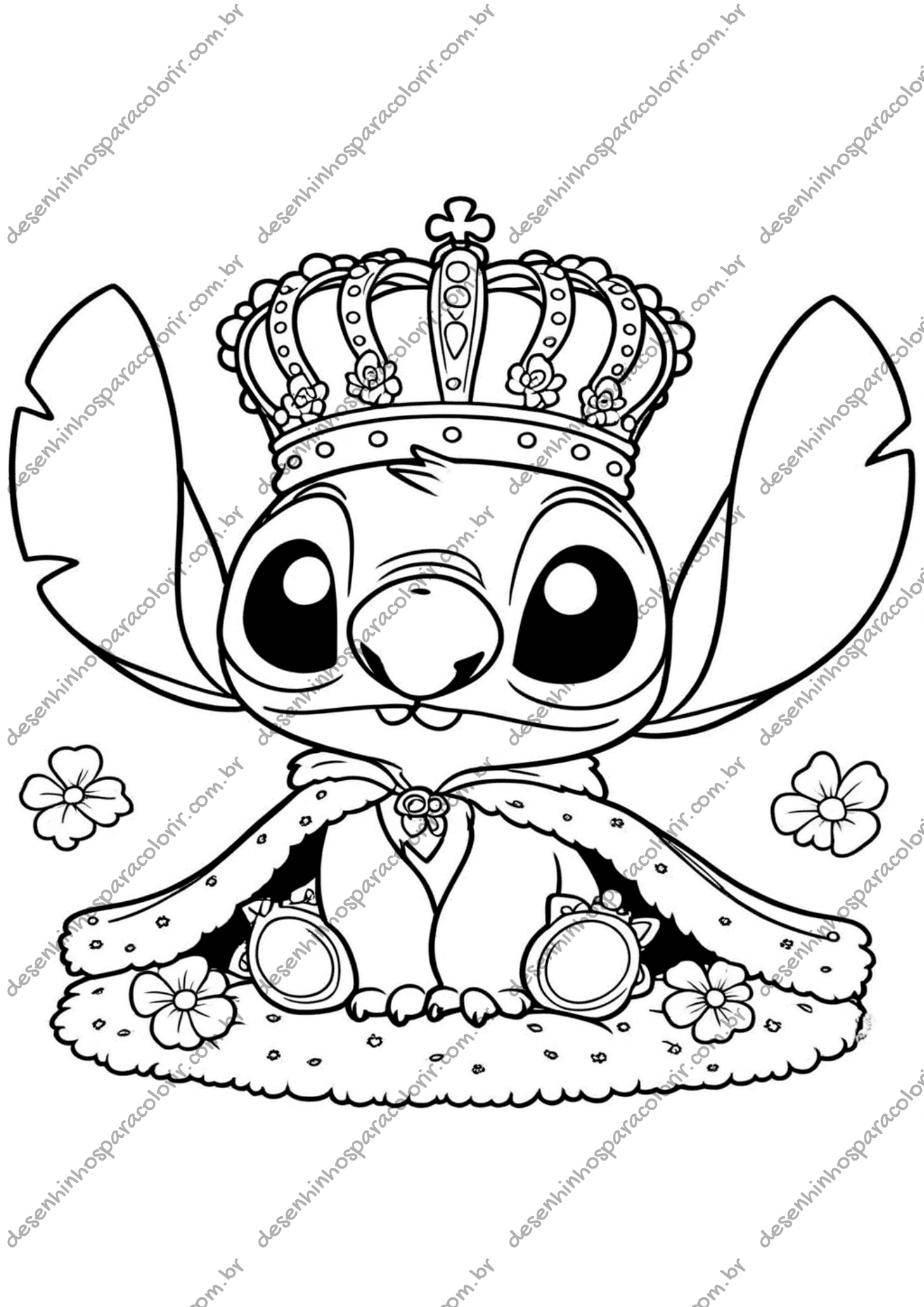 desenhos fáceis do stitch