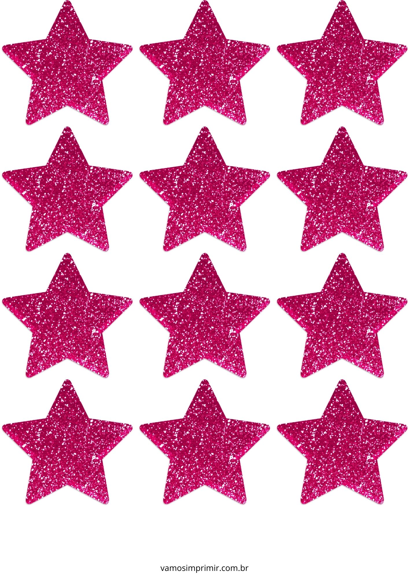 desenhos de estrelas coloridas para imprimir