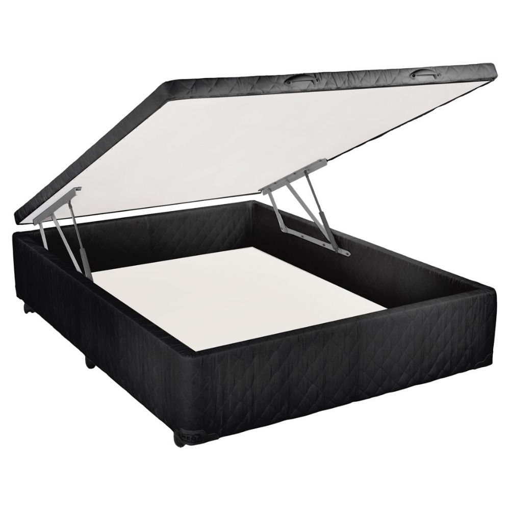 cama box branca solteiro