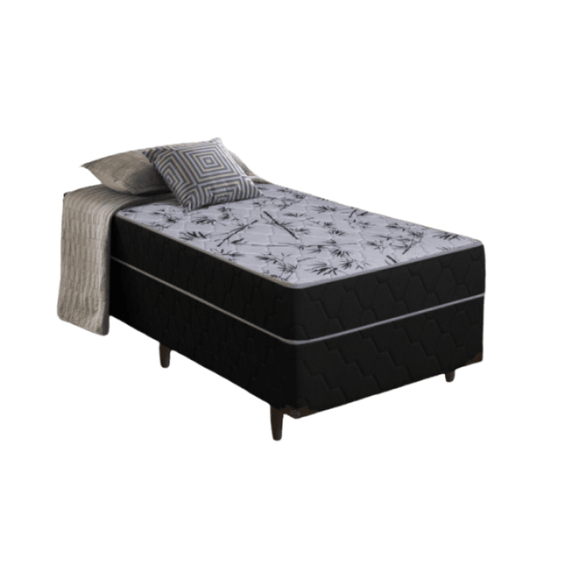 cama box branca solteiro