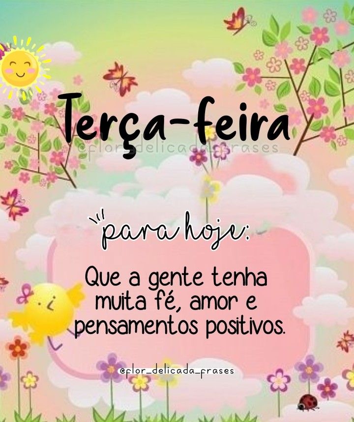 mensagens de terça-feira para WhatsApp