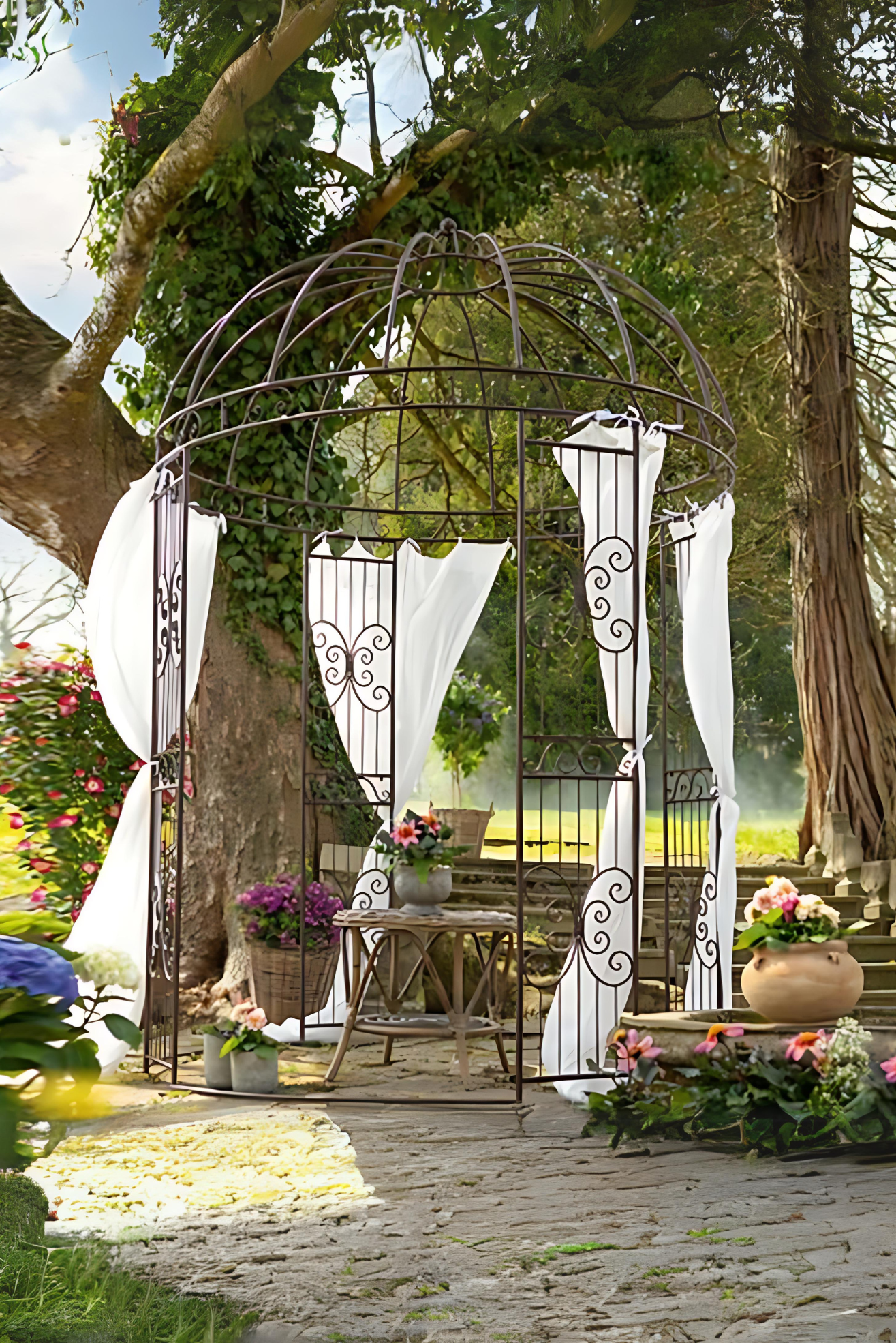 gazebo fixo ferro