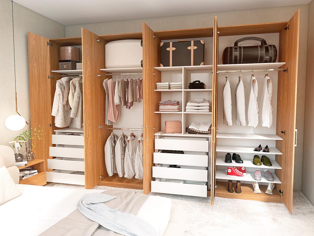 guarda roupa modulado pequeno