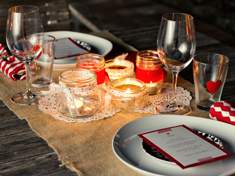 ideias jantar aniversário casamento